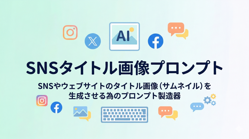 タイトル画像プロンプト