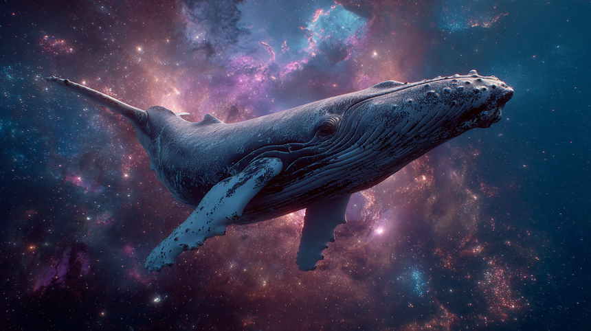 kohjiasakawa A hyper realistic photograph of a massive whale 0b2534ac dfe0 4868 916b 4cacee6541f9 2