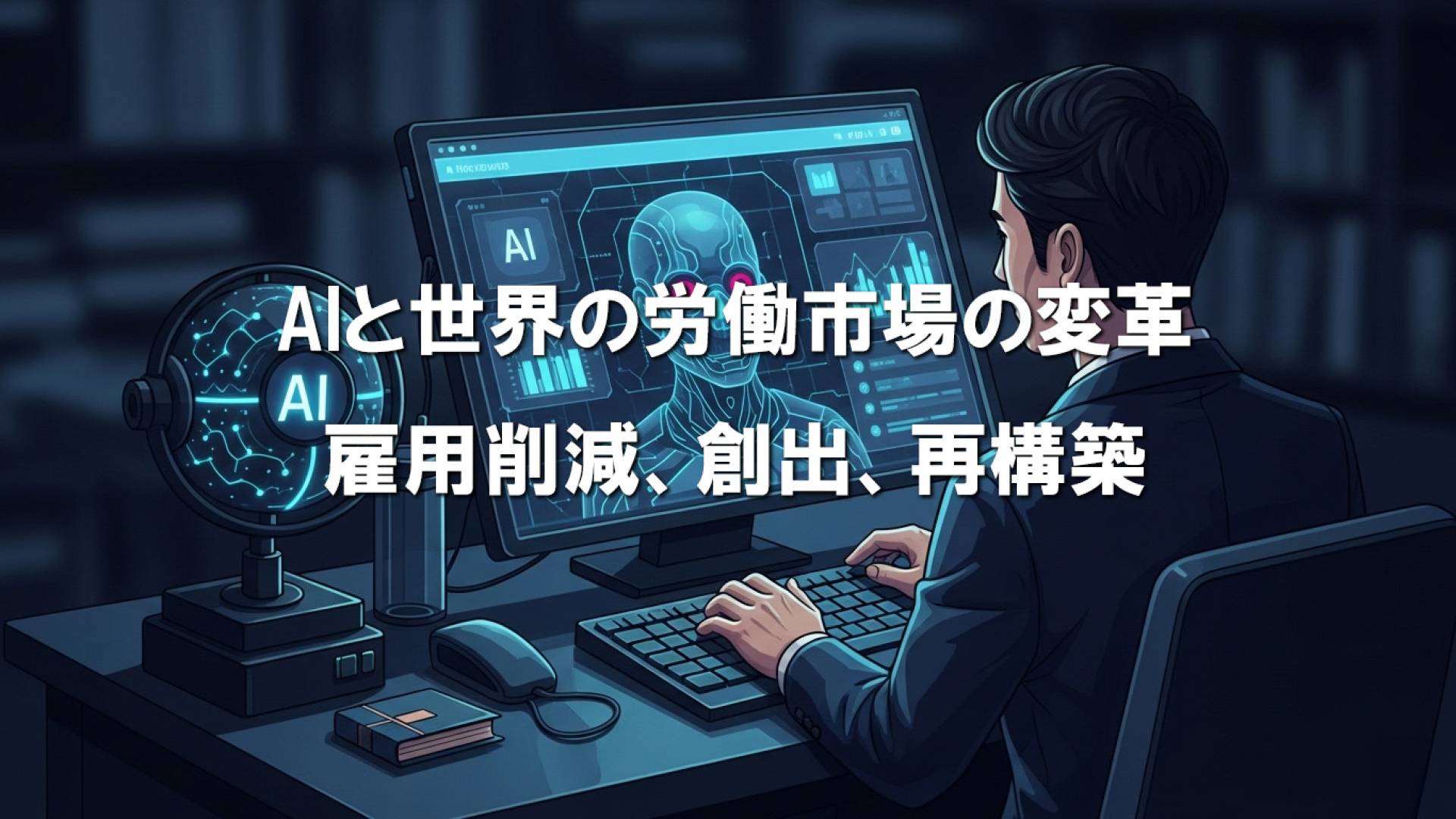 AIと世界の労働市場の変革：雇用削減、創出、再構築