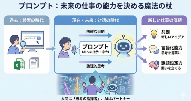 魔法の杖を使いこなす時代：プロンプトが変える仕事の地平線