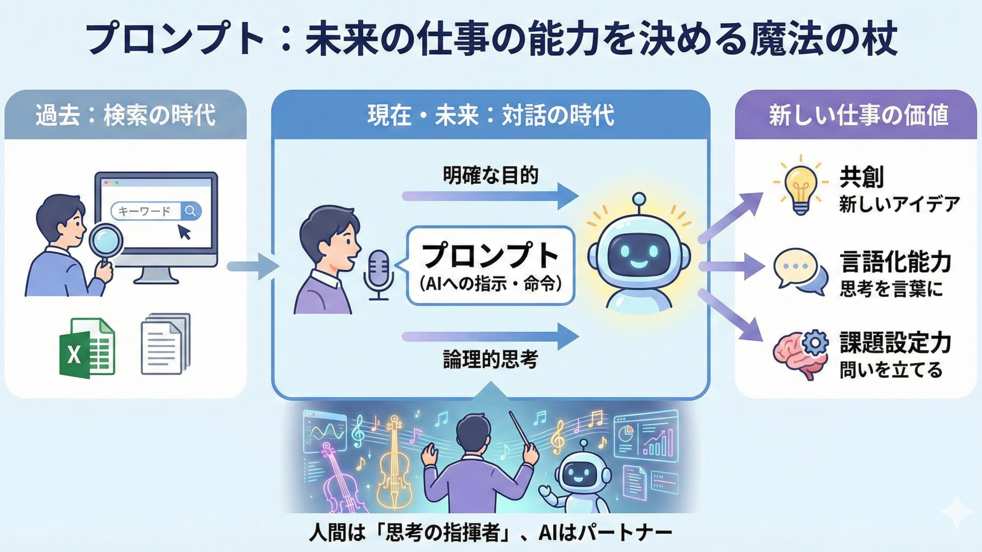 魔法の杖を使いこなす時代：プロンプトが変える仕事の地平線