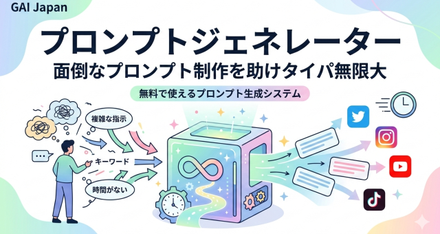 面倒なプロンプト作成を助け制度の高いプロンプトを自動作成
